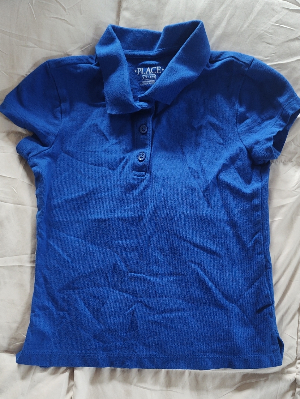 The Children's Place Royal Blue Short Sleeve Polo Shirt